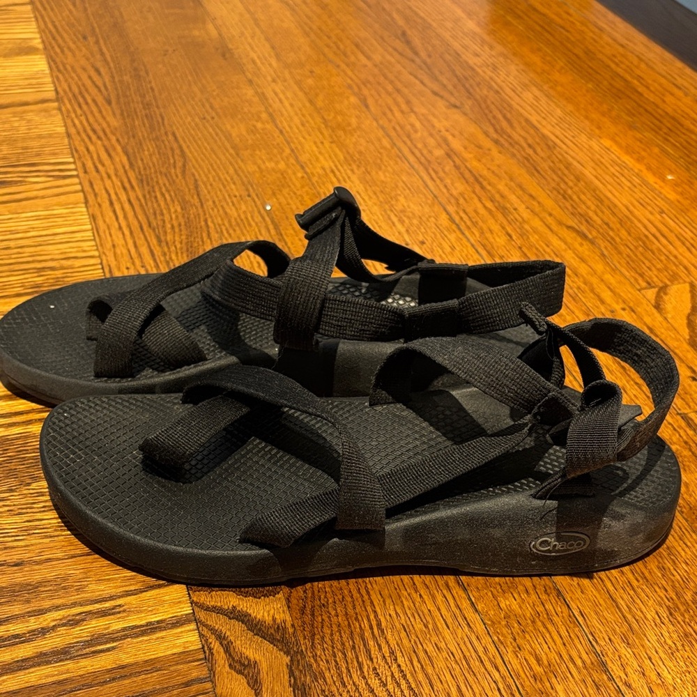 Chaco Black Adjustable Sandals